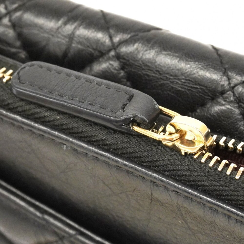 CHANEL Authentic Black Leather Wallet - Picture 10 of 12